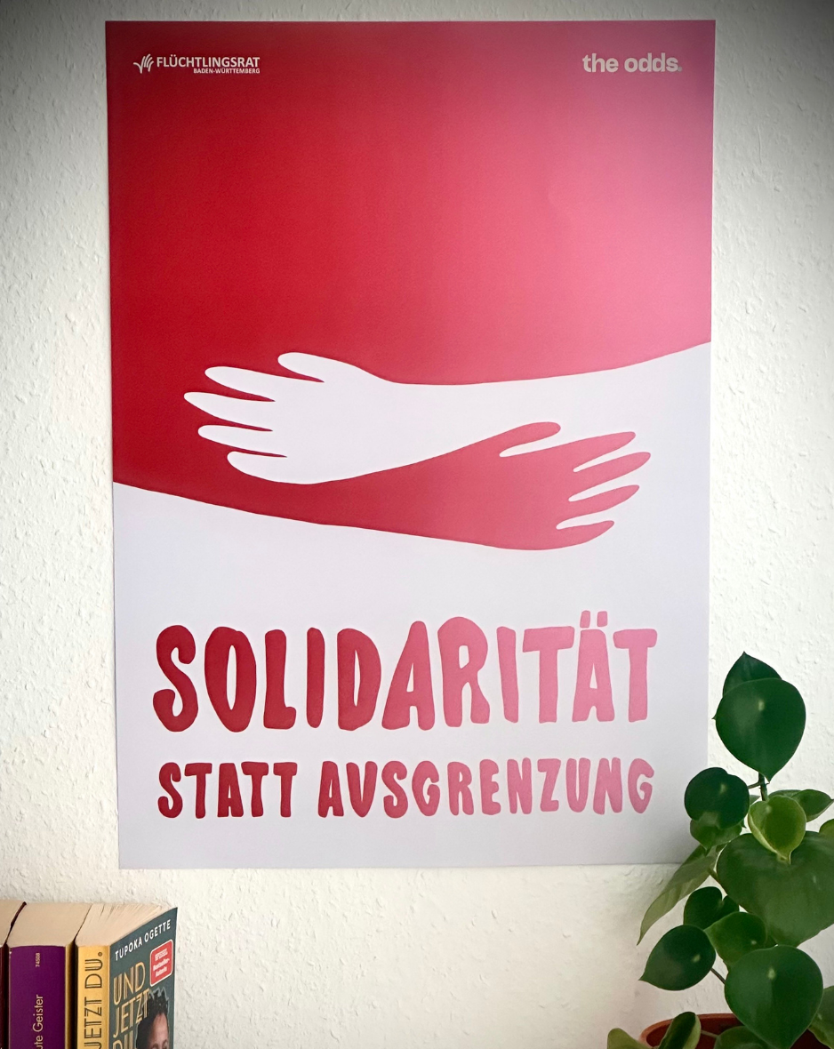 Poster `Solidarität statt Ausgrenzung´