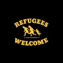 Button 'Refugees welcome'