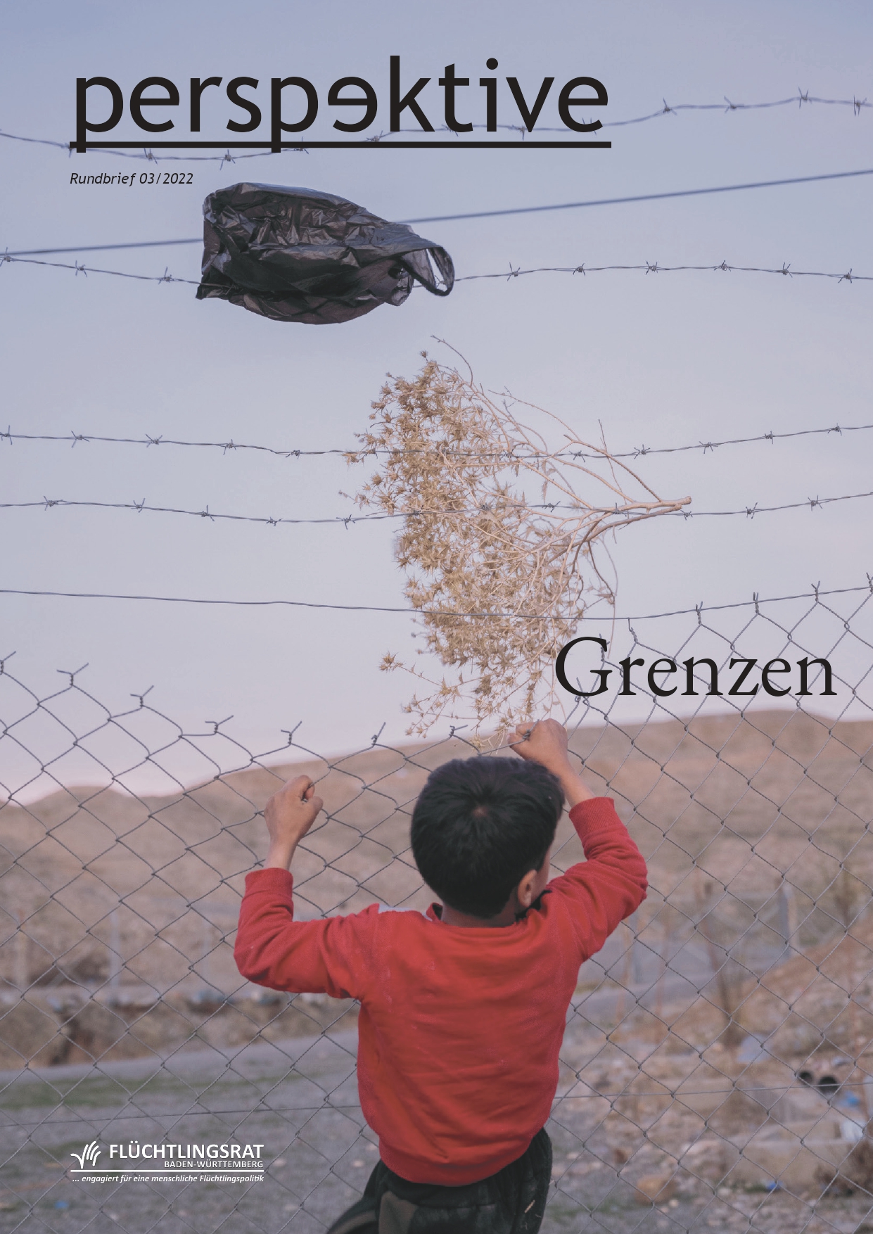 Cover Magazin perspektive Ausgabe 3/2022 Grenzen